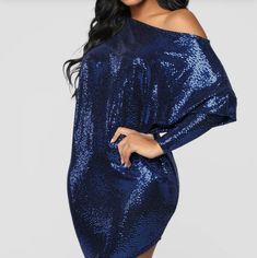 Ready For The Club Navy Sequin Mini Dress Prom Dresses Short Blue, Pink Mesh Dress, Salsa Costume, Club Vibes, Red Bodycon Mini Dress, Slinky Mini Dress, Blue Sequin Dress, Dresses Fashion Nova, Prom Dresses Two Piece