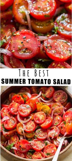 the best summer tomato salad recipe