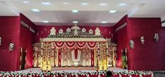 Mandap Design, Garden Ideas Diy, Hall Decoration