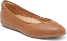 Naturalizer Vivienne Ballet Flat - Wide Width Available | Nordstromrack Everyday Closed Toe Ballet Flats, Everyday Fitted Ballet Flats, Casual Fitted Ballet Flats For Everyday, Casual Everyday Ballet Flats, Casual Everyday Fitted Ballet Flats, Fitted Casual Ballet Flats For Summer, Casual Fitted Closed Toe Flats, Fitted Flats With Cushioned Footbed For Spring, Spring Slip-on Fitted Ballet Flats