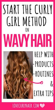 Wavy Hair Guide, Tips For Wavy Curly Hair, Styling Natural Wavy Hair, Wavy Hair Weekly Routine, Wavy Girl Method, Wavy Girl Method Routine, Wavy Hair Shampoo, How To Take Care Of 2b Wavy Hair, Hair Steps