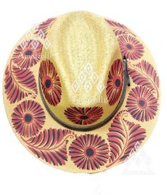 Handmade Brown Toquilla Straw Sun Hat, Artisan Multicolor Sun Hat For Vacation, Artistic Handmade Wide Brim Straw Hat, Artisan Multicolor Panama Hat For Beach, Artisan Handmade Panama Hat In Natural Color, Multicolor Artisan Panama Hat For Beach, Multicolor Artisan Straw Hat With Flat Brim, Handmade Multicolor Straw Hat With Curved Brim, Handmade Bohemian Straw Cap