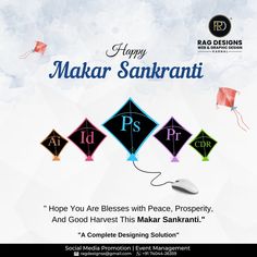 happy makar sanki message with colorful kites