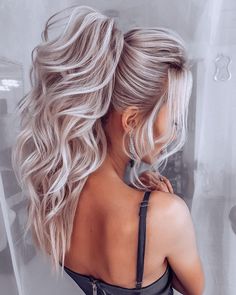 Tail Hairstyles, Prom Hair Up, Wedding Ponytail, Easy Trendy Hairstyles, Tail Hairstyle, Pony Hairstyles, High Ponytail Hairstyles, Long Hair Ponytail