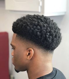 Hair Cuts Black Man, Mid Taper Fade Haircut Black Men, Taper Fade Afro, Afro Hair Fade, Afro Fade Haircut, Black Man Haircut Fade, Temp Fade Haircut, Waves Hairstyle Men, Taper Fade Short Hair