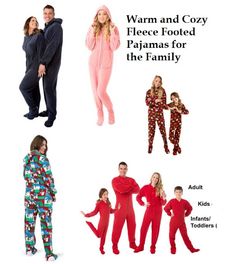 Fleece Onesie Footed Pajamas warm pajamas for the family #pajamas #gifts #kids #family #holiday #shopping Cool Gifts For Teens, Warm Pajamas, Best Gifts For Mom, Cool Gifts For Kids, Best Dad Gifts