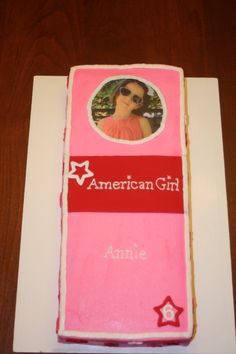 American Girl birthday cake American Girl Party Ideas, American Girl Party, American Girl Themed Birthday Party, All American Girl 1st Birthday, American Girl Cakes, American Girl Birthday Party, American Girl Birthday, American Girl Parties, Birthday Cake Pictures