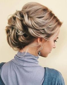 Loose Updo, Twisted Updo, Peinados Recogidos, Wedding Guest Hairstyles, Trendy Wedding Hairstyles, Low Bun, Wedding Updo, Wedding Hair And Makeup