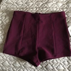 Brand New With Tag. Never Worn. 11" Length Forever 21, Womens Shorts, Brand New, Purple, Pants, Women Shopping, Black, Color, Trousers