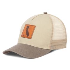 Heritage Line - Mens Beige Trucker Hat-Trucker-San Diego Hat Company Adjustable Canvas Snapback Trucker Hat, Urban Trucker Hat With Logo Patch For Outdoor, Six-panel Baseball Cap With Leather Patch For Outdoor, Outdoor Six-panel Baseball Cap With Leather Patch, Canvas Trucker Hat For Outdoor Activities, Adjustable Canvas Trucker Hat, Brown Curved Bill Trucker Hat For Baseball Season, Trucker Style Hat With Curved Brim For Travel, Curved Brim Trucker Hat For Travel