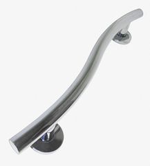 an image of a metal handle on a white background