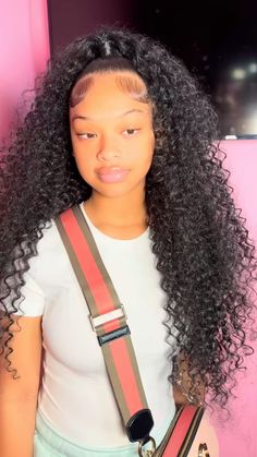 Natural Hair Styles Black Women 4c, Braids With Long Curls, Cute Bobs For Black Women, Rich Wife Aesthetic, Braids For Teens, Long Hairstyles Curly, Natural Curly Hairstyles For Black Women, 3 Part Ponytail, Cute Hairstyles Black Women