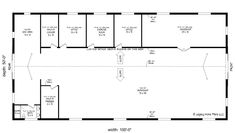 the floor plan for an office building