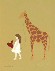 ❤️ Giraffe Illustration Design, Kissing Giraffes, Giraffe Couple, Pink Giraffe Print Wallpaper, Emily King, Giraffes Can't Dance Art, Cut Paper Illustration