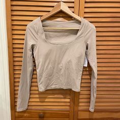 Nwt Pacsun Nude Squareneck Longsleeve Top, Size Xs With Built In Padding Pacsun, Long Sleeve Tees, Long Sleeve Tops, Womens Tops, Tops & Tees, Long Sleeve, Women Shopping