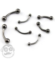 Achieve a sleek look with our Titanium Curved Barbell Eyebrow Ring. Made from ASTM F-136 graded titanium, this ring is great for your eyebrow piercing. Available in 16G and 14G with various lengths and ball sizes to choose from. Sold individually. Externally threaded for easy insertion, but that makes this piece ideal for healed piercings. Eyebrow Rings, Eyebrow Ring, Eyebrow Piercing, Sleek Look, Perfect Ring, Body Jewelry, Eyebrows, Piercings, Initials