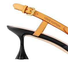 LOUIS VUITTON® - Blossom Slingback Pump - Black Black Tie Event Dresses, Black Blossom, Round Monogram, Sling Back Heels, Louis Vuitton Official Website, Slingback Shoes, Louis Vuitton Official, Black Tie Event, Sling Back