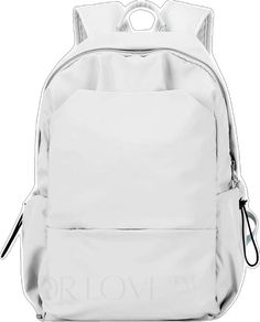 White Waterproof Backpack For Outdoor Activities, White Waterproof School Backpack, White Waterproof School Bag, Outdoor Activities Softback Backpack, White Waterproof Backpack For Outdoor, White Waterproof Backpack For Travel, Casual Waterproof Softback Backpack, White Waterproof Travel Backpack, Waterproof White Backpack For Travel