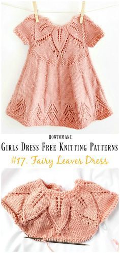 Knit Dress Pattern Free, Knit Dress Pattern, Baby Knitting Patterns Free