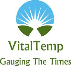 the logo for vitatemp gauging the times