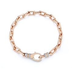 CLIVE 18K ROSE GOLD CHAIN LINK BRACELET WITH DIAMOND LOBSTER CLASP – Walters Faith Luxury Diamond Oval Link Bracelets, Luxury Diamond Yellow Gold Chain Bracelet, Luxury White Gold Oval Link Tennis Bracelet, Luxury Rose Gold Chain Bracelet For Formal Occasions, Luxury Rose Gold Tarnish-resistant Bracelet, Classic Rose Gold Diamond Bracelet With Polished Finish, Luxury White Gold Diamond Bracelet With Chain, Luxury White Gold Tennis Bracelet With Chain, Luxury White Gold Diamond Chain Bracelet