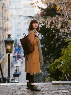 This is a leather daypack handcrafted in the heart of Colorado.Approximate measurements of daypack:16.5" tall, 9.5" wide at bottom, 12.5" wide at top, 3.25" deep«made of Kodiak leather in a rustic red color with solid brass hardware and YKK brass zippers«main compartment perfectly fits a MacBook Pro 15", with plenty of space for all of your other daily essentials, closes with a 12" YKK brass zipper«front pocket measures approximately 7.75" tall, 8.25" wide with a 6" brass YKK zipper closure, per Leather Backpack For Travel, Fall Season, Fall Standard Backpack, Travel Finds, City Backpack, Leather Dye, Macbook Pro 15, Ykk Zipper, Hip Bag, Zipper Wallet