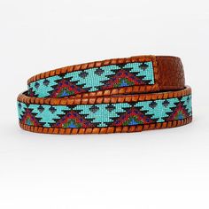 Handmade Beaded Belt Beaded Belts Western, Beaded Belts, Gold Belt Buckle, Tom Taylor, Native American Beadwork Patterns, Custom Leather Belts, Handmade Leather Belt, Handmade Belts, Buckle Bags