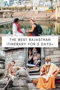 the best rajasthan itinerary for 5 days in india with text overlay that reads,