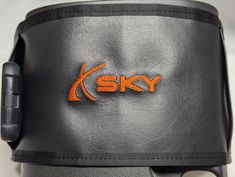 Saturn Sky Console bag black Vinyl extra storage Inferno embroidery -New! Sky Accessories, Saturn Sky, Pontiac Solstice, Automotive Accessories, Storage Items, Center Console, Black Vinyl, Extra Storage, Bago