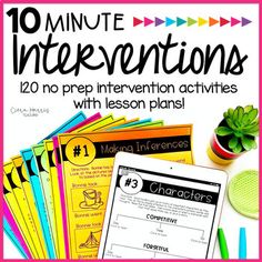 10 minute interactive activities for the classroom to help students learn how to read and write