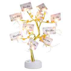 PRICES MAY VARY. What You Get: you will receive 1 piece gold birch branches gift card tree holder and 15 pieces clear clips, delicate and elegant; The nice combination can meet your different decorative needs, and you can match with warm white LED light to enhance festival atmosphere Quality for Long Time Use: the money tree gift holder adopt quality plastic material, sturdy and strong, not easy to break; The LED light is warm and soft, without much heat, so it's safe to place on bedside tables, Wood Gift Card Tree, Gift Card Holder Tree, Gift Card Holder Christmas Tree, Tree Card Holder Christmas, Christmas Wedding Card, Money Tree Gift, Make A Money Tree For A Gift, Birthday Card Holder, Wedding Christmas Card