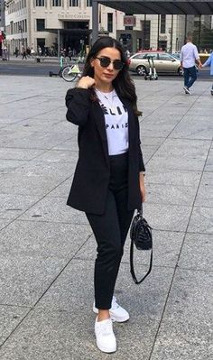 Chique Outfits, Stylish Work Outfits, Causual Outfits, Casual Work Outfits, Blazer Outfits, Inspired Outfits, 가을 패션, Work Outfits Women, Professional Outfits