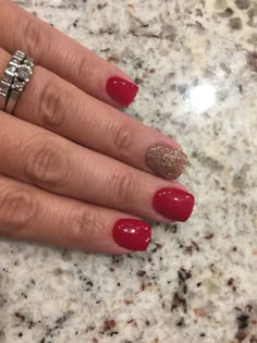 Revel nail dip powder: Feisty & Marilyn Holiday Nails Dip Powder Red, Revel Christmas Nails, Christmas Nail Colors Dip Powder, Red Dip Powder Nails Design, Red Nails Dip, Holiday Nails Dip Powder, Red Dip Powder Nails