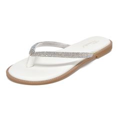 PRICES MAY VARY. Material of this summer sparkle sandals for women: microfiber leather that feeling like genuine leather. There are many advantages of microfiber leather. real leather feeling just one of them. You will find more advantages in our product images. This women's summer flat bling thong flip flops sandals is not for wide feet. Footwear width is fit medium. Bling sandal flip flops for women: This womens comfort casual glitter sandals with diamond on it that make it as fashion dressy s Summer Sandals With Sparkling Round Toe, Spring Rhinestone Flip Flops With Round Toe, Synthetic Toe Post Sandals With Rhinestones, Summer Rhinestone Open Toe Flip Flops, Spring Beach Sandals With Sparkling Details, Summer Rhinestone Flip Flops With Round Toe, Sparkling Open Toe Sandals For Summer, Sparkling Silver Sandals For Summer, Sparkling Beach Sandals For Spring