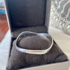 Sterling Silver Bangle Rivage Bracelet Wavy Form Tiny Scratches - Worn Once Sterling Silver Bangle, Sterling Silver Bangles, Silver Bangle, Silver Bangles, Womens Jewelry Bracelets, Silver Bracelet, Bangles, Women Jewelry, Bracelet