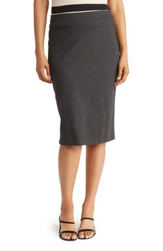 This solid pencil skirt is a work staple. 25" length (size S) Solid Pencil shape Pull-on 67% rayon, 28% nylon, 5% spandex Machine wash cold Tumble dry low Imported Model stats: 5'10", 32" bust, 25" waist, 36" hip. Model is wearing size S. Heathers, Nordstrom Rack, Pencil Skirt, Pencil, Nordstrom, Size Medium, Spandex, Skirt, How To Wear