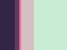 the color scheme is purple and green, with pinks in it's center