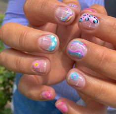 Elite Nails, Heart Nail Designs, Short Nails Art, Work Nails