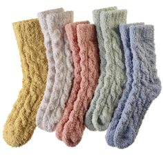 PRICES MAY VARY. Cozy & Warm: Our women's fuzzy slipper socks are made with a blend of high-quality materials. They are incredibly soft, breathable, and durable, providing cloud-like comfort that will keep your feet and toes warm during cold weather. Let these cozy socks protect your feet and provide lasting warmth on chilly winter days! Fluffy & Soft: Our slipper and sleep socks for women are designed with high-tech microfiber, elastic fabrics, and soft-touch features to ensure maximum comfort Sleep Socks, Womens Wool Socks, Increase Circulation, Outdoor Socks, Cabin Socks, Comfy Winter, Fluffy Socks, Non Slip Socks, Cold Prevention