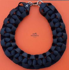 For Sale on 1stDibs - Rare and Beautiful Authentic Hermès Set Includes 1 necklace and 1 matching bracelet Pattern: sophisticated braid Made of Smooth Leather and clasp in Palladium Braided Leather Bracelet, Black Braids, Braided Leather, Matching Bracelets, Smooth Leather, Bracelet Patterns, Necklace Set, Necklaces Bracelets, Leather Bracelet