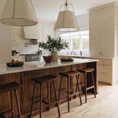 From layout to design, make a style statement in your kitchen. Small Kitchen Island, Kitchen Island With Seating, Island With Seating, White Kitchen Cabinets, Kitchen Island Lighting, The Expert, Kitchen Style, Home Decor Kitchen, White Kitchen