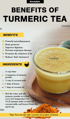 Turmeric Tea Benefits, Turmeric Benefits, Detox Smoothie