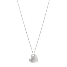 This is an authentic TIFFANY Sterling Silver Puffed Heart Pendant Necklace. The necklace is crafted of sterling silver and features a slightly puffed heart pendant with a heart cutout for the chain. Tiffany Necklace, Puffed Heart, Tiffany Jewelry, Heart Pendant Necklace, Sterling Silver Necklaces, Silver Necklaces, A Heart, Heart Pendant, The Chain