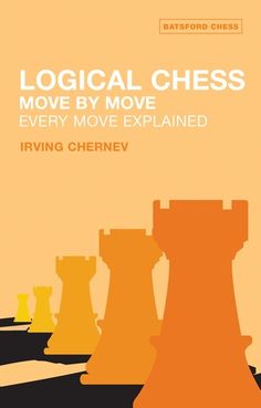 a book cover with chess pieces on it