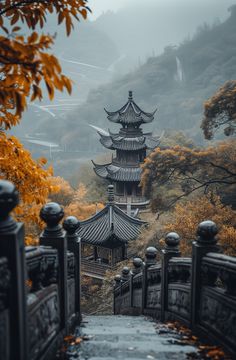 Temple Aesthetic, China Nature, Asian Temple, China Aesthetic, Chinese Wallpaper, Chinese Temple, Asian Landscape, Chinese Aesthetic