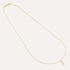 SKU# P-8448-W 16" Chain + 4" Extender Total length 20" Diamond Weight 0.04cts Pendant Height Without Loop 13.40 mm Loop Height 5.40 mm Thickness 1.50 mm Lobster clasp closure Finish 14k gold plated sterling silver or in sterling silver. Avoid contact with anything containing derivatives of alcohol. Symbolic Jewelry, A Force, Necklace Craft, Diamond Pendant Necklace, Gold Plated Sterling Silver, Diamond Pendant, Lobster Clasp, Jewelry Pieces, Force