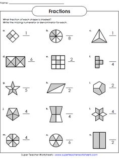 fraction worksheet for grade 2 with fractions and numbers to make it easier