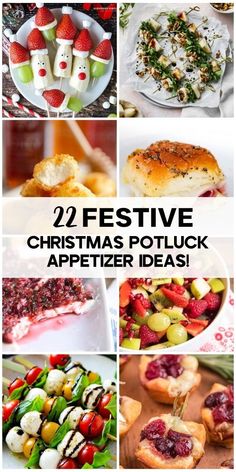 twelve festive christmas potluck appetizer ideas