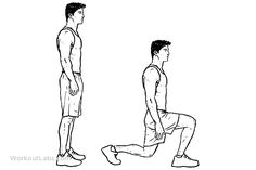 a man doing squats with one leg up and the other standing on his knees