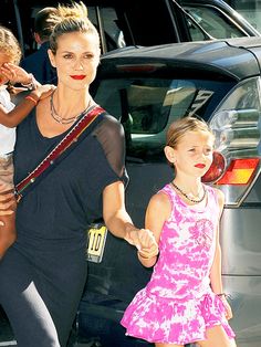 Celebrities and Their Lookalike Kids: Heidi Klum and Leni Heidi Klum Family, Heidi Klum Style, Leni Klum, Mommy Dearest, North Rhine Westphalia